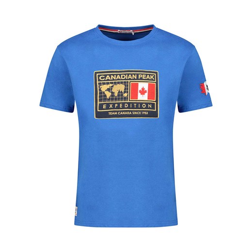 Canadian Peak Koszulka &quot;Jofoteneak&quot; w kolorze niebieskim ze sklepu Limango Polska w kategorii T-shirty męskie - zdjęcie 185650714