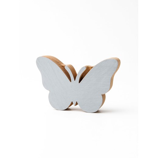 Samimi Stempel &quot;Butterfly&quot; w kolorze jasnobrązowo-białym - 8 x 6 cm ze sklepu Limango Polska w kategorii Zabawki - zdjęcie 185650723