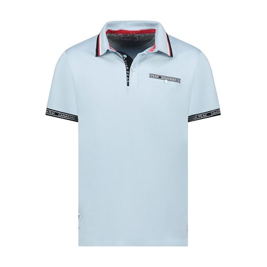 Canadian Peak Koszulka polo &quot;Klarkeak&quot; w kolorze błękitnym ze sklepu Limango Polska w kategorii T-shirty męskie - zdjęcie 185651214