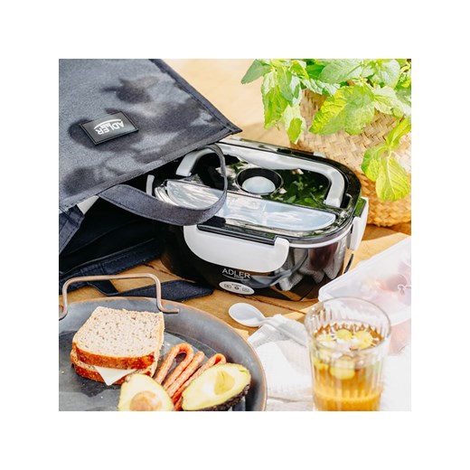 Adler Elektryczny lunchbox &quot;AD 4521&quot; w kolorze czarnym - 1 l Adler onesize okazja Limango Polska