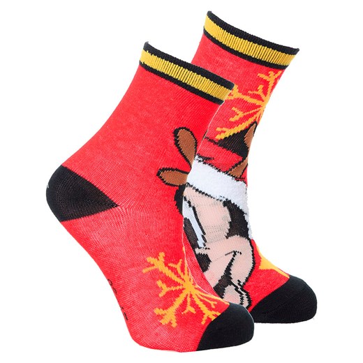 Disney Mickey Mouse Skarpety &quot;Myszka Miki&quot; w kolorze czerwonym ze sklepu Limango Polska w kategorii Skarpetki dziecięce - zdjęcie 185651330