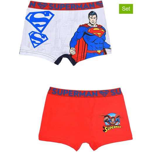 Superman Bokserki (2 pary) &quot;Spider-Man&quot; w kolorze granatowo-biało-czerwonym ze sklepu Limango Polska w kategorii Majtki dziecięce - zdjęcie 185651361