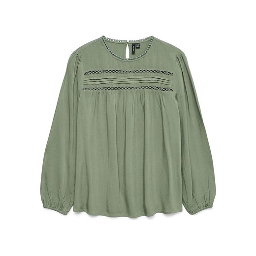 Vero Moda Bluzka w kolorze zielonym ze sklepu Limango Polska w kategorii Bluzki damskie - zdjęcie 185651383