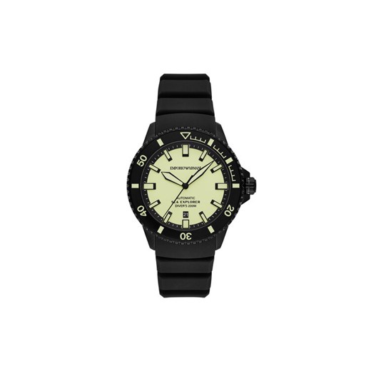 Emporio Armani Zegarek Sea Explorer AR60085 Czarny ze sklepu MODIVO w kategorii Zegarki - zdjęcie 185651740