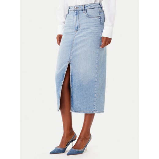 Guess Spódnica jeansowa W5YD1L D5QQ0 Niebieski Regular Fit ze sklepu MODIVO w kategorii Spódnice - zdjęcie 185651744