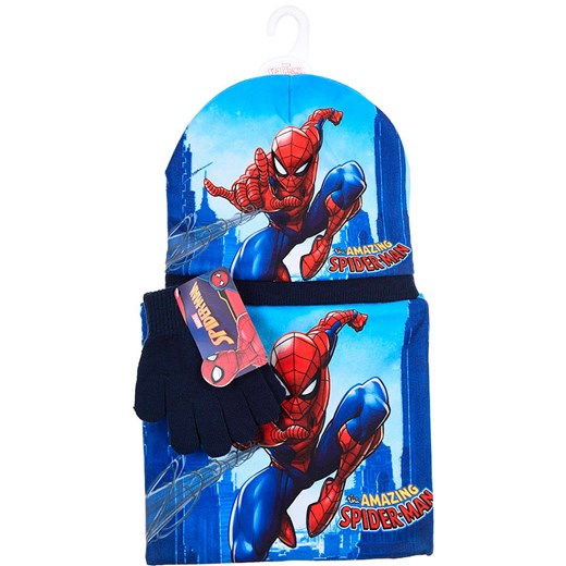 Spiderman 3-częściowy zestaw &quot;Spider-Man&quot; w kolorze niebieskim Spiderman 54 cm wyprzedaż Limango Polska