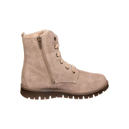 Primigi Skórzane botki &quot;Roxy&quot; w kolorze beżowym Primigi 38 Limango Polska promocyjna cena