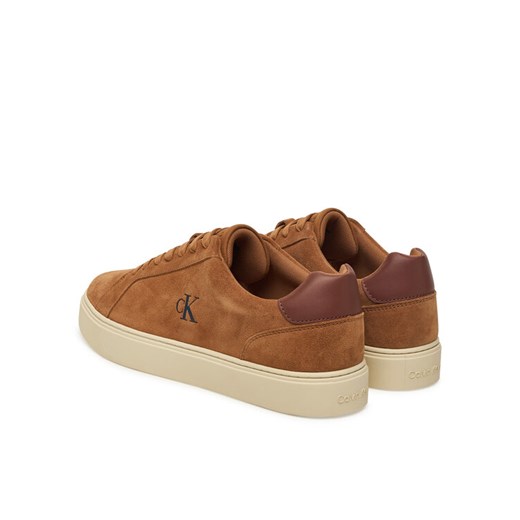 Sneakersy Calvin Klein Classic Cupsole Laceup Su YM0YM01434 Brązowy Calvin Klein 40 eobuwie.pl