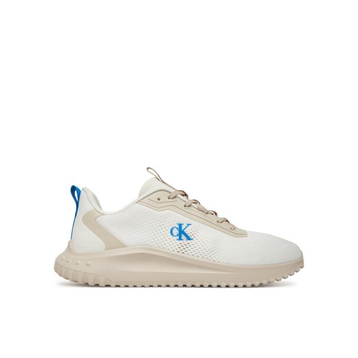 Sneakersy Calvin Klein Jeans Eva Runner Mix Ny YM0YM01387 Biały ze sklepu eobuwie.pl w kategorii Buty sportowe męskie - zdjęcie 185653163