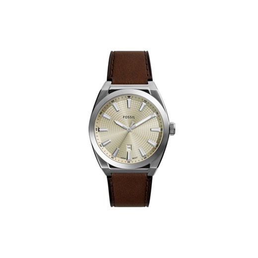 Fossil Zegarek Everett FS6071 Brązowy ze sklepu MODIVO w kategorii Zegarki - zdjęcie 185653873