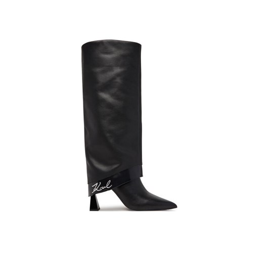 KARL LAGERFELD Kozaki KL32081 Czarny ze sklepu MODIVO w kategorii Kozaki damskie - zdjęcie 185653931