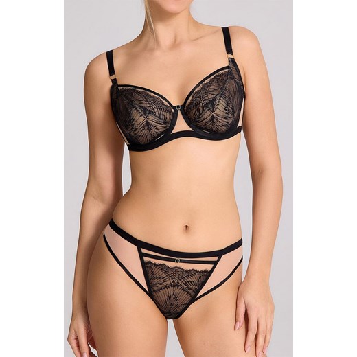 Marilyn biustonosz miękki soft Avril Poupee, Kolor cielisto-czarny, Rozmiar 70D, Marilyn ze sklepu Primodo w kategorii Biustonosze - zdjęcie 185654482