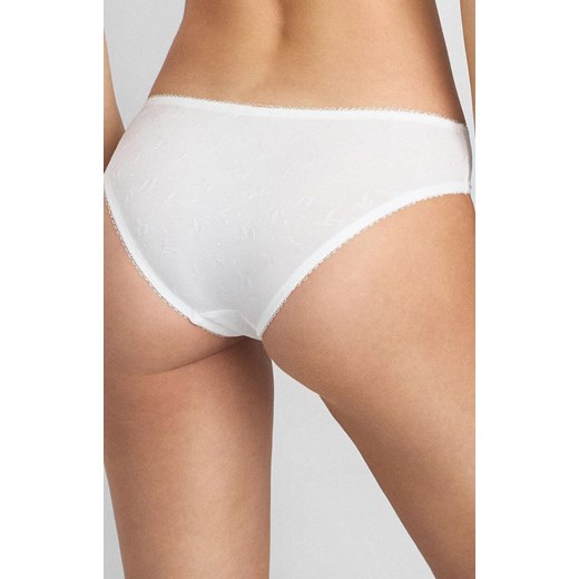 Marilyn białe figi damskie z żakardowym wzorem Noe 02, Kolor biały, Rozmiar S, Marilyn ze sklepu Primodo w kategorii Majtki damskie - zdjęcie 185654541