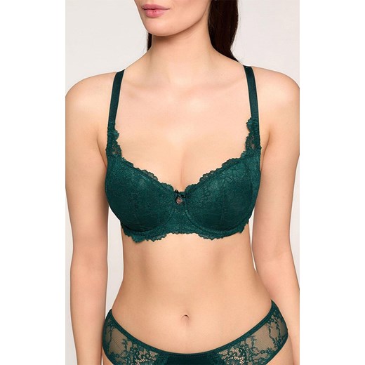 Marilyn biustonosz usztywniany szmaragdowy Rebecca U Popuee, Kolor szmaragdowy, Marilyn 70C Primodo