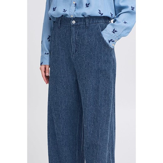 b.young Spodnie w kolorze granatowym 38 wyprzedaż Limango Polska