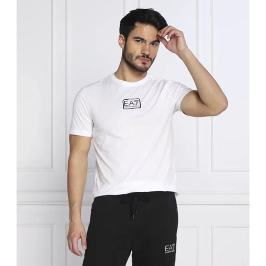 EA7 T-shirt | Regular Fit ze sklepu Gomez Fashion Store w kategorii T-shirty męskie - zdjęcie 185655063