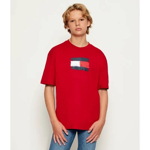 Tommy Hilfiger T-shirt | Regular Fit ze sklepu Gomez Fashion Store w kategorii T-shirty chłopięce - zdjęcie 185655742