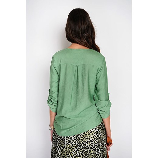 William de Faye Bluzka w kolorze zielonym William De Faye 36 wyprzedaż Limango Polska