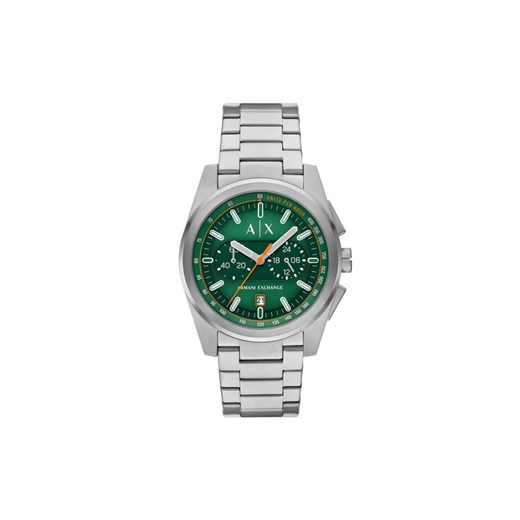 Zegarek Armani Exchange Parker Chronograph AX2862 Srebrny ze sklepu eobuwie.pl w kategorii Zegarki - zdjęcie 185655904