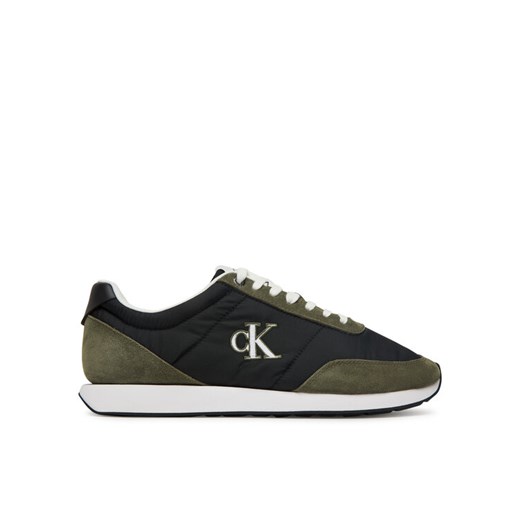 Sneakersy Calvin Klein Retro Runner Ess Mix Mat YM0YM01361 Czarny ze sklepu eobuwie.pl w kategorii Buty sportowe męskie - zdjęcie 185655983