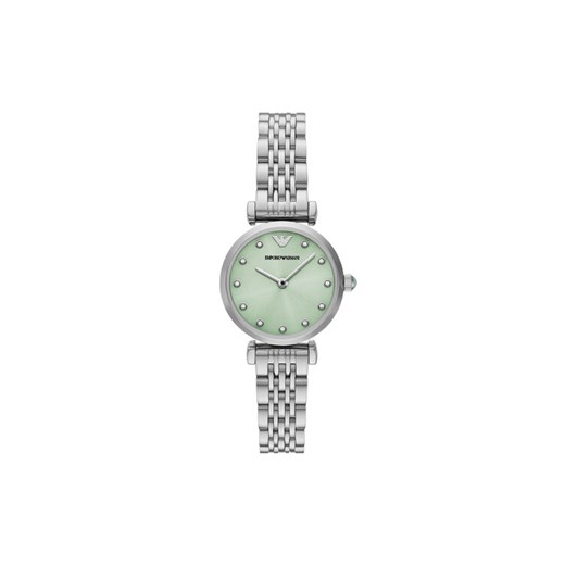 Zegarek Emporio Armani Gianni AR11667 Srebrny ze sklepu eobuwie.pl w kategorii Zegarki - zdjęcie 185656030