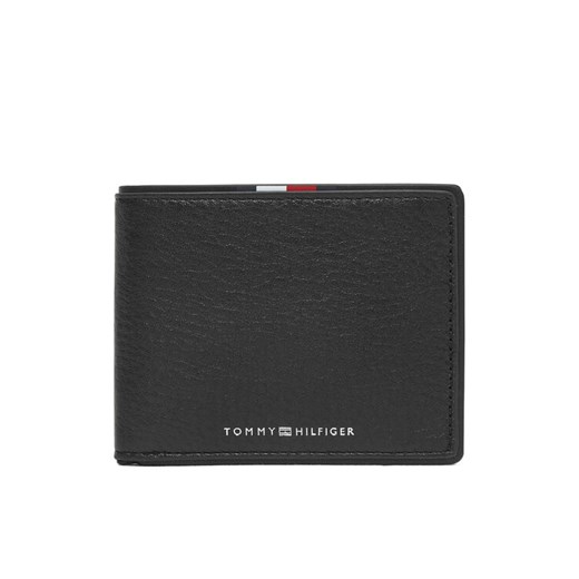 Duży Portfel Męski Tommy Hilfiger Th Corp Mini Cc Wallet AM0AM13739 Czarny ze sklepu eobuwie.pl w kategorii Portfele męskie - zdjęcie 185656054