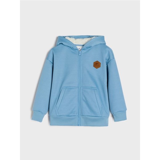 Sinsay - Ciepła bluza z kapturem Active - szary - id: 346FC-58X - marki Sinsay - 185658760 Sinsay - Ciepła bluza z kapturem Active - szary ze sklepu Sinsay w kategorii Bluzy chłopięce - zdjęcie 185658760