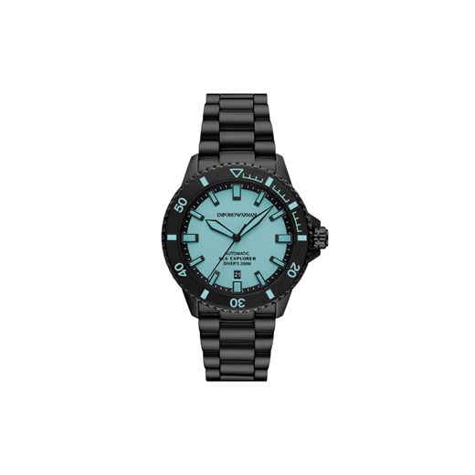 Zegarek Emporio Armani Sea Explorer AR60084 Czarny ze sklepu eobuwie.pl w kategorii Zegarki - zdjęcie 185658842