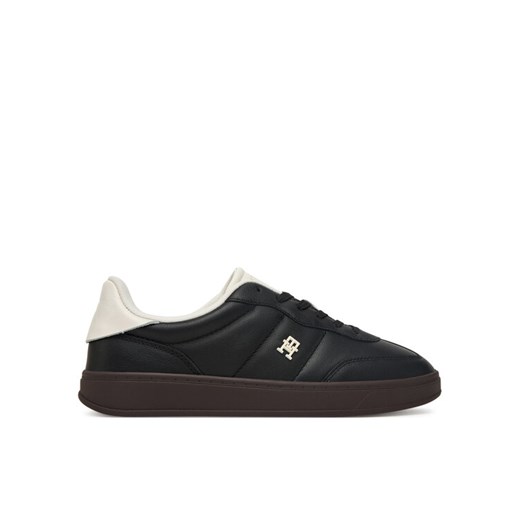 Tommy Hilfiger Sneakersy Heritage Shiny FW0FW08823 Czarny ze sklepu MODIVO w kategorii Buty sportowe damskie - zdjęcie 185659140