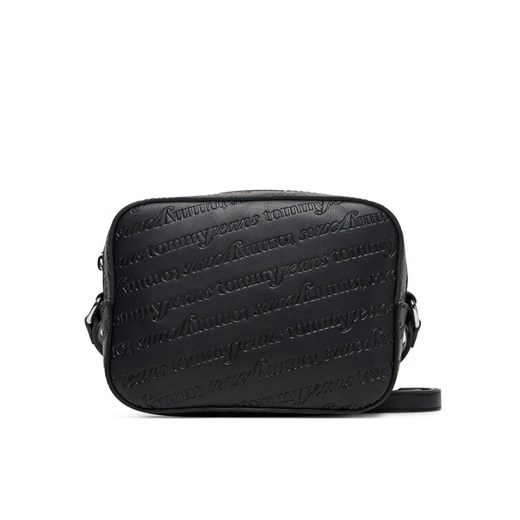 Tommy Jeans Torebka Tjw Must Aop Camera Bag AW0AW17865 Czarny ze sklepu MODIVO w kategorii Listonoszki - zdjęcie 185659153