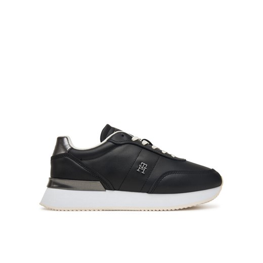 Tommy Hilfiger Sneakersy Chic Fashion Runner FW0FW08695 Czarny ze sklepu MODIVO w kategorii Buty sportowe damskie - zdjęcie 185659172