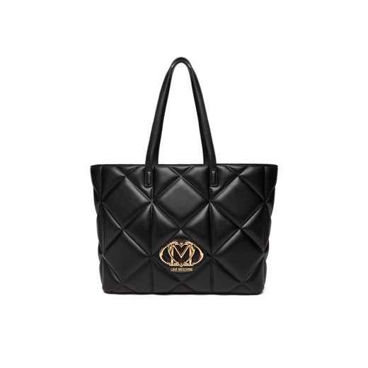 LOVE MOSCHINO Torebka JC4120PP0NLC0000 Czarny ze sklepu MODIVO w kategorii Torby Shopper bag - zdjęcie 185659273