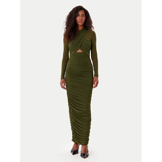 BARDOT Sukienka koktajlowa Aliyah 60119DB Khaki Regular Fit ze sklepu MODIVO w kategorii Sukienki - zdjęcie 185659313