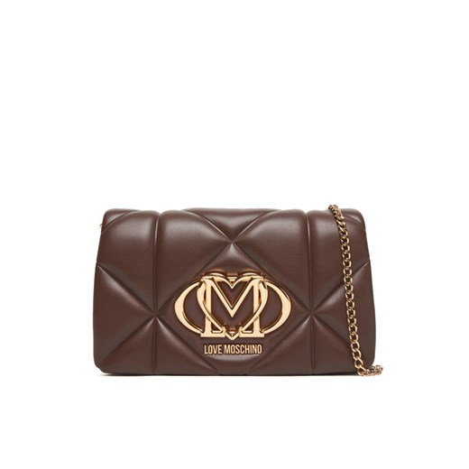 LOVE MOSCHINO Torebka JC4043PP0NLC0313 Brązowy ze sklepu MODIVO w kategorii Kopertówki - zdjęcie 185659333