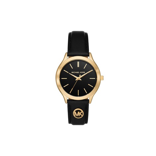 Michael Kors Zegarek Slim Runway MK7553 Czarny ze sklepu MODIVO w kategorii Zegarki - zdjęcie 185659352
