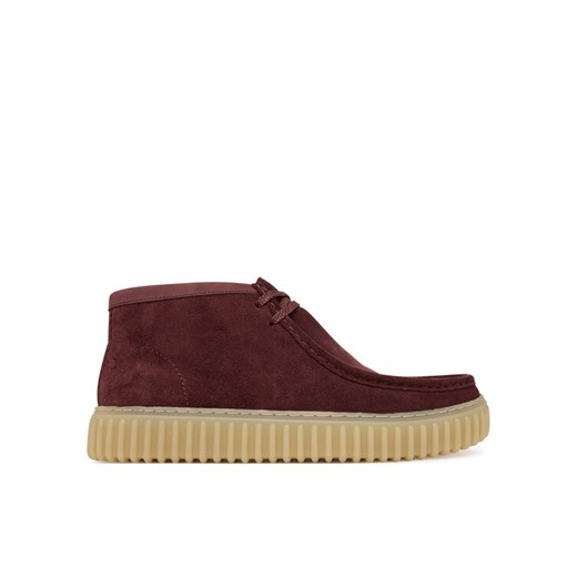 Clarks Trzewiki Torhill Hi 26183423 Bordowy ze sklepu MODIVO w kategorii Buty zimowe męskie - zdjęcie 185659411