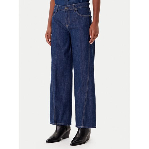 Guess Jeans Jeansy W5BA2T D002A Niebieski Wide Leg ze sklepu MODIVO w kategorii Jeansy damskie - zdjęcie 185659452