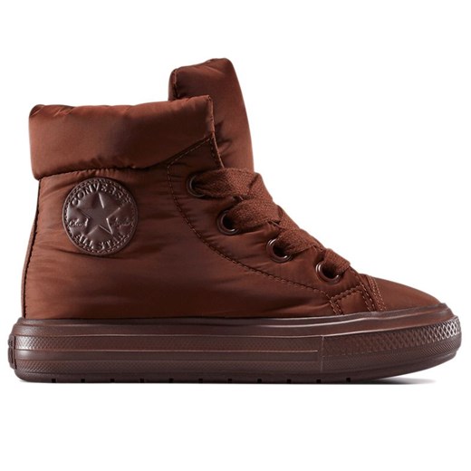 Buty damskie Converse Chuck Taylor All Star Elements Boot A12940C - brązowe ze sklepu streetstyle24.pl w kategorii Buty zimowe dziecięce - zdjęcie 185662473