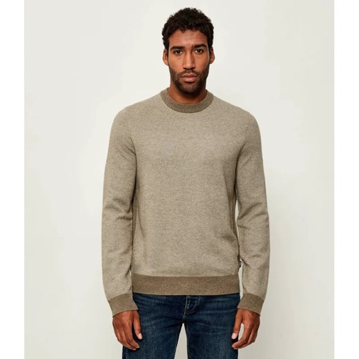 BOSS BLACK Wełniany sweter H-Hestro | Regular Fit ze sklepu Gomez Fashion Store w kategorii Swetry męskie - zdjęcie 185662644