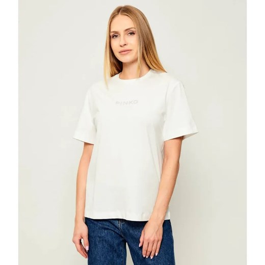 Pinko T-shirt STREPITOSO | Regular Fit ze sklepu Gomez Fashion Store w kategorii Bluzki damskie - zdjęcie 185662674