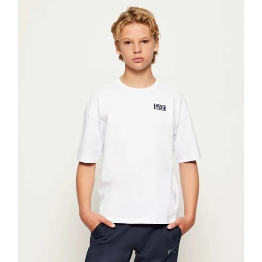 EA7 T-shirt | Regular Fit ze sklepu Gomez Fashion Store w kategorii T-shirty chłopięce - zdjęcie 185663501