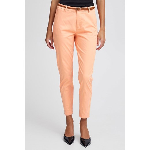 b.young Spodnie chino w kolorze pomarańczowym 38 okazyjna cena Limango Polska