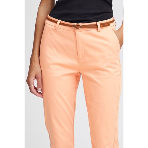 b.young Spodnie chino w kolorze pomarańczowym 34 okazyjna cena Limango Polska