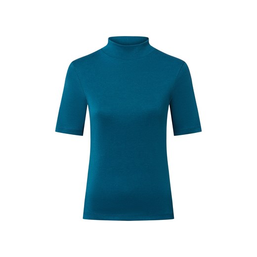 brookshire T-shirt damski Kobiety Dżersej petrol jednolity ze sklepu vangraaf w kategorii Bluzki damskie - zdjęcie 185664412