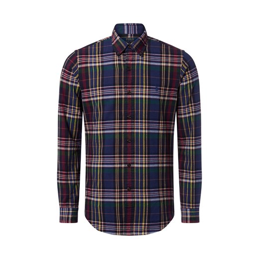 Polo Ralph Lauren Męska koszula casual Mężczyźni Regular Fit Bawełna granatowy w kratkę ze sklepu vangraaf w kategorii Koszule męskie - zdjęcie 185664430