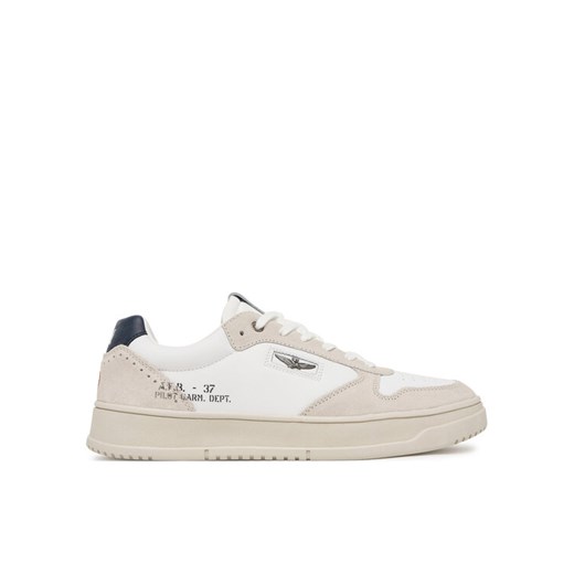 Sneakersy Aeronautica Militare 252SC0235UPL00244 Biały ze sklepu eobuwie.pl w kategorii Buty sportowe męskie - zdjęcie 185665214