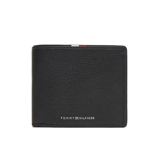 Duży Portfel Męski Tommy Hilfiger Th Corp Cc Flap & Coin AM0AM13741 Czarny ze sklepu eobuwie.pl w kategorii Portfele męskie - zdjęcie 185665231