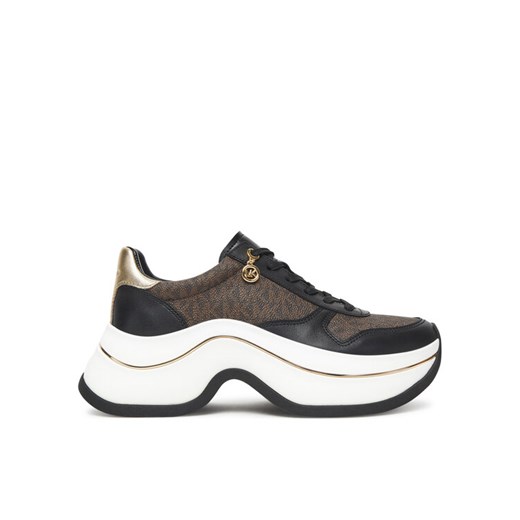 Sneakersy MICHAEL Michael Kors Arla 43F5ARFS2L Brązowy ze sklepu eobuwie.pl w kategorii Buty sportowe damskie - zdjęcie 185665284