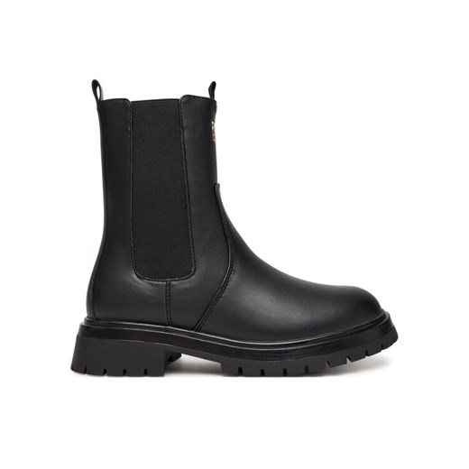 Tommy Hilfiger Botki T3A5-34016-1355999 D Czarny ze sklepu MODIVO w kategorii Buty zimowe dziecięce - zdjęcie 185665670