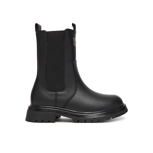 Tommy Hilfiger Botki T3A5-34016-1355999 S Czarny ze sklepu MODIVO w kategorii Buty zimowe dziecięce - zdjęcie 185665672